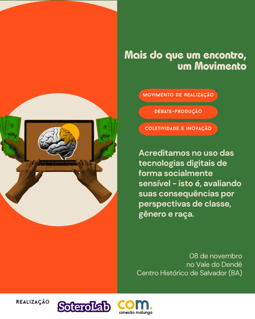 Conexão Malunga e SoteroLab lançam pré-Conferência inédita sobre algoritmos, carreira e geração de renda abre venda de ingressos